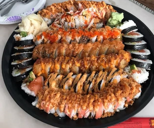 Sushi plate
